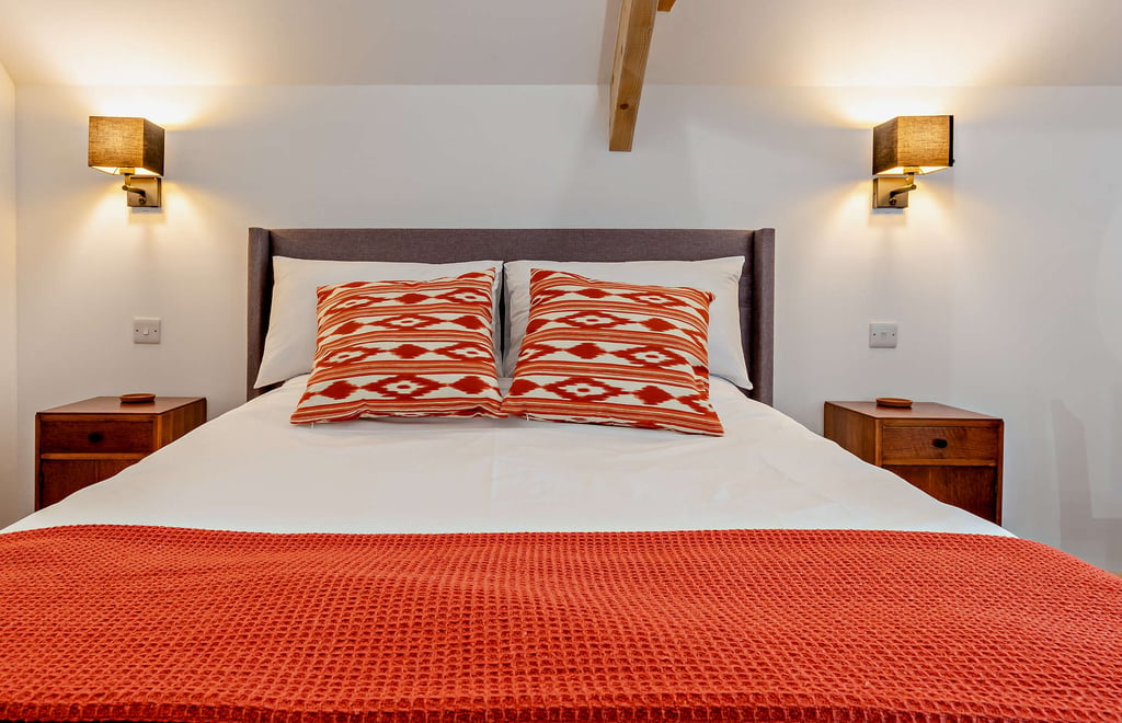 The beds in our holiday cottages in Carmarthenshire, including the king size bed in the main bedroom, have natural fillings.