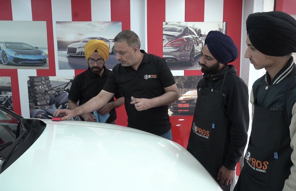 Car detailing training in Ludhiana and Amritsar