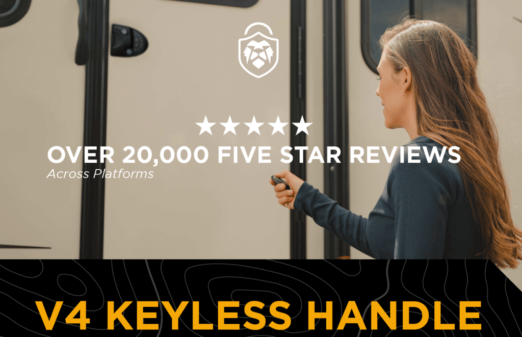 RVLOCK V4 keyless entry system, an example of Smart home technology adapted for RVs 2025