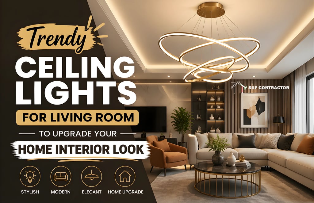 Trendy Ceiling Lights for Living Room to Upgrade Your Home Interior Look