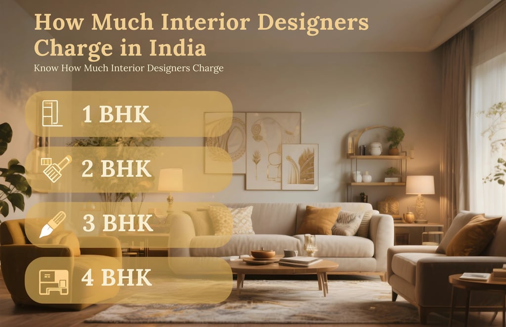 interior designer charge in india