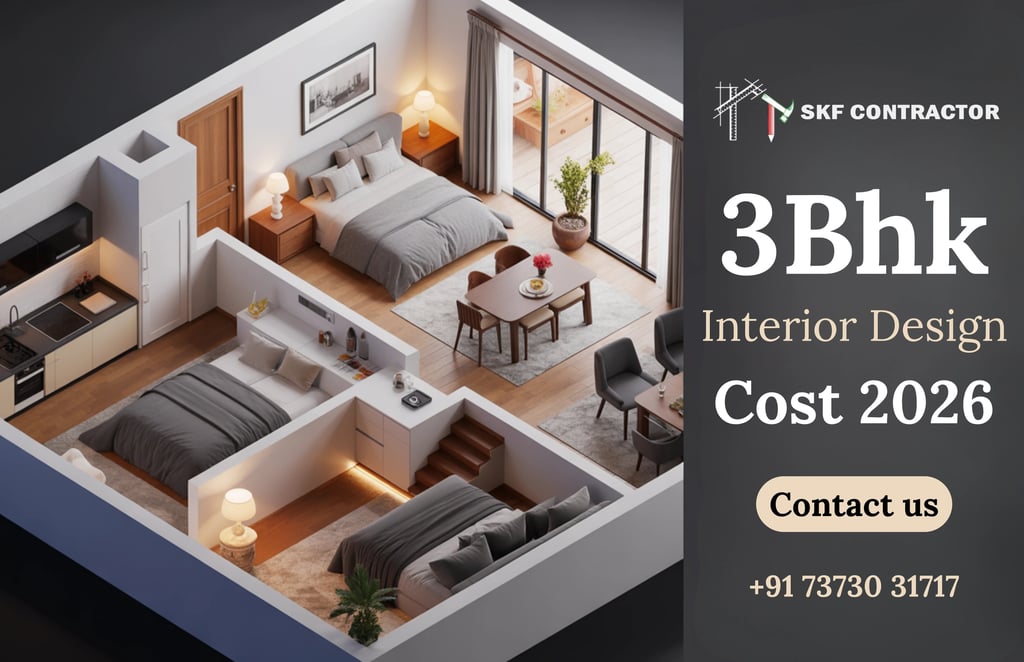 3bhk interior design cost 2026