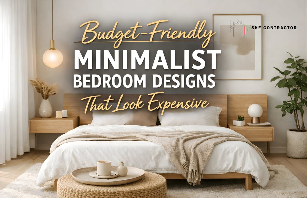 Budget-Friendly Minimalist Bedroom Designs That Look Expensive