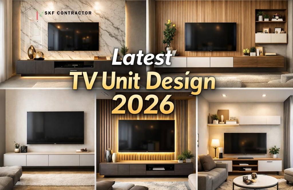 Latest TV Unit Design 2026