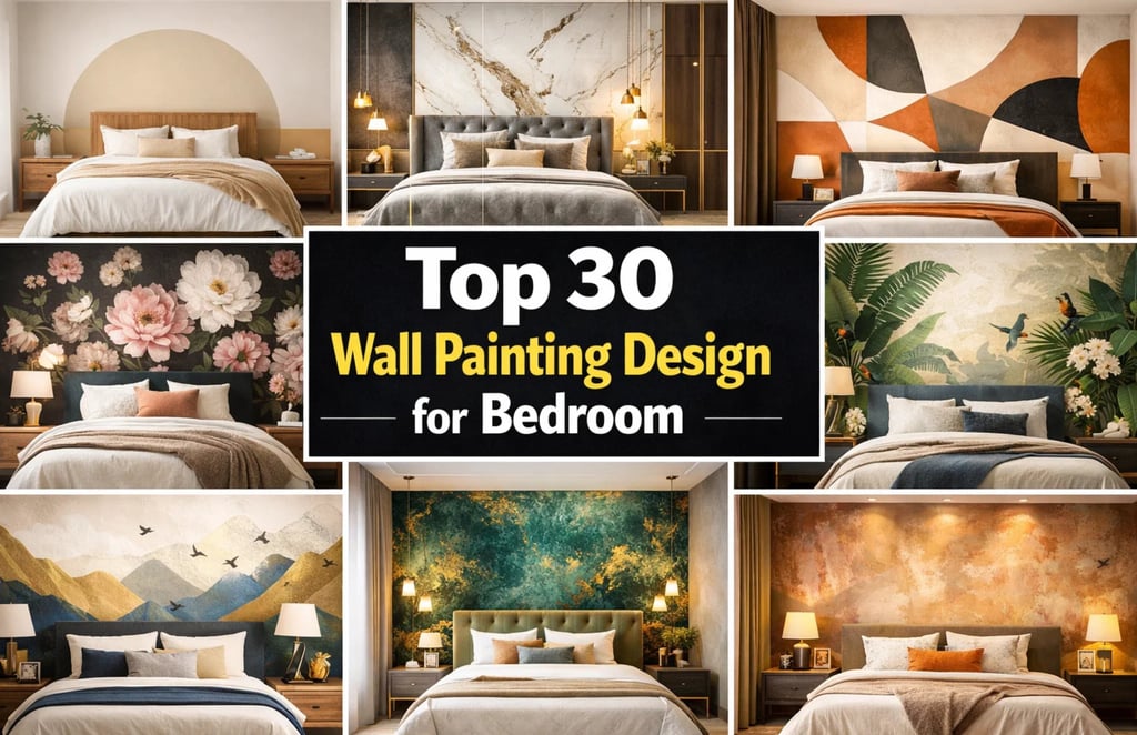 Top 30 Wall Painting Design for Bedroom