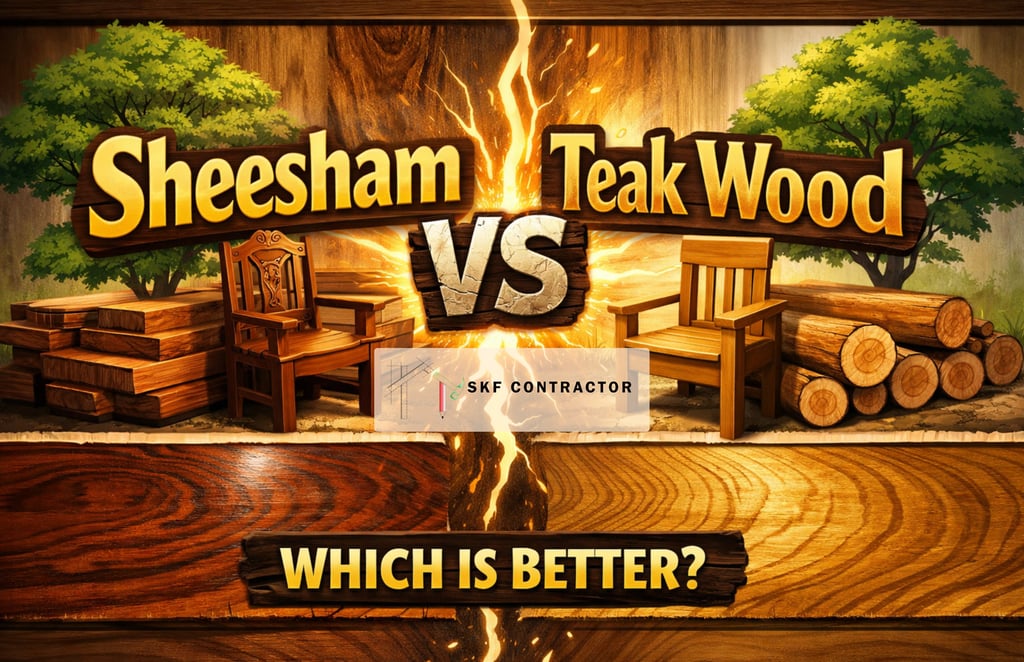 what sheesham wood vs teak wood truly offers
