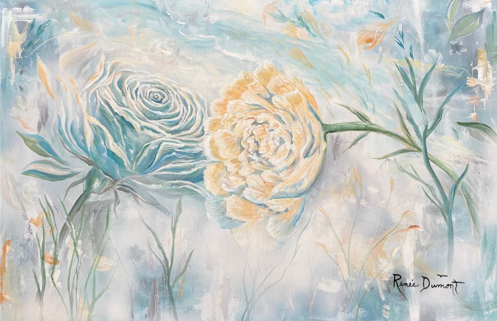 large-canvas-blue-cream-floral-painting-atmospheric-wall-art-24x36