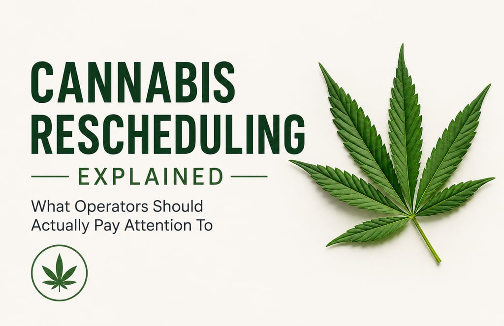 Cannabis rescheduling explainer blog banner