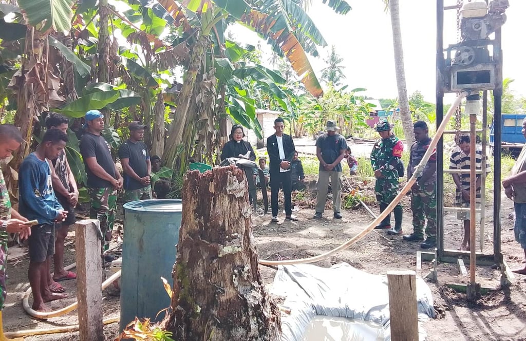 Pengeboran Sumur di Dusun Marbali