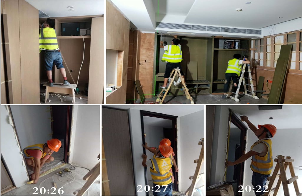 furniture fitment installation