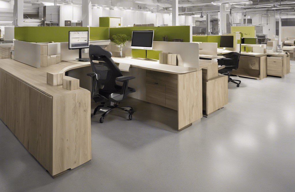 modular workstation for offices and commercial spaces
