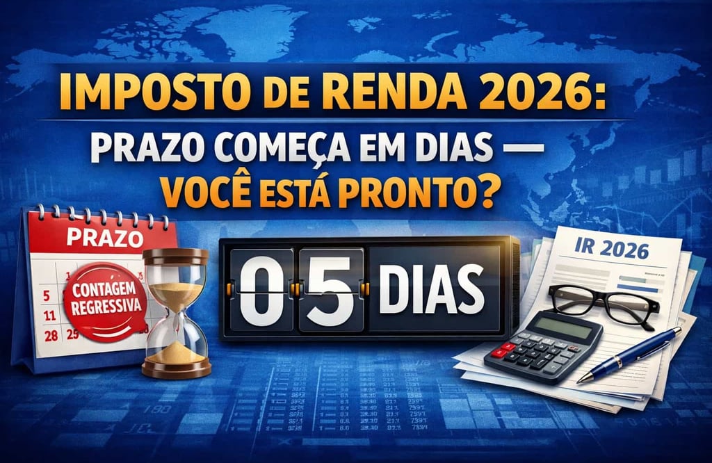 🧾 Imposto de Renda 2026: Prazo Começa em Dias — Você Está Pronto?