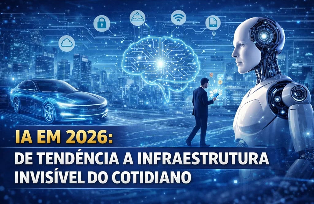 🤖 IA em 2026: De Tendência a Infraestrutura Invisível do Cotidiano