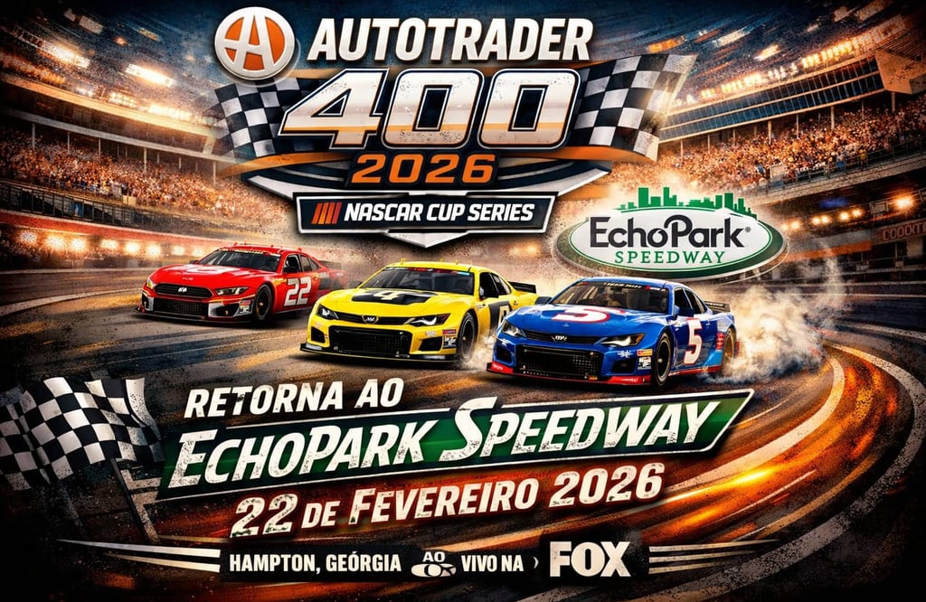 Autotrader 400 2026: NASCAR Cup Series Retorna ao EchoPark Speedway em 22 de Fevereiro