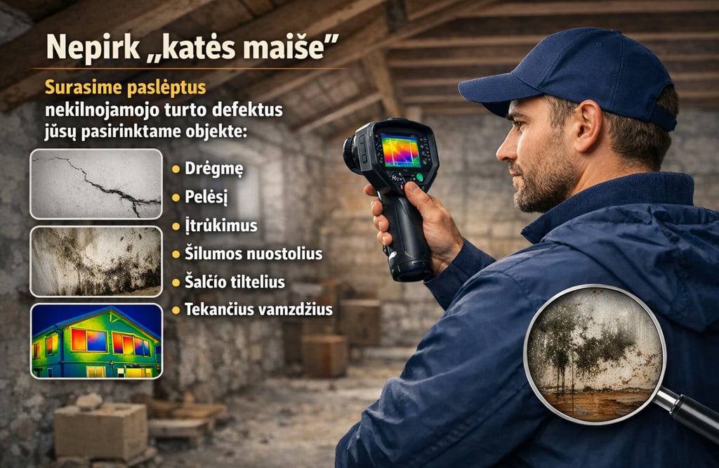nekilnojamo turto patikra prieš perkant, būsto patikra prieš perkant, paslėpti NT defektai