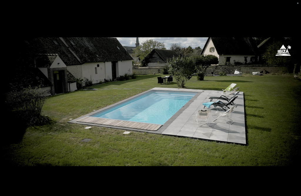 Réalisation pour la société Piscine Ibiza