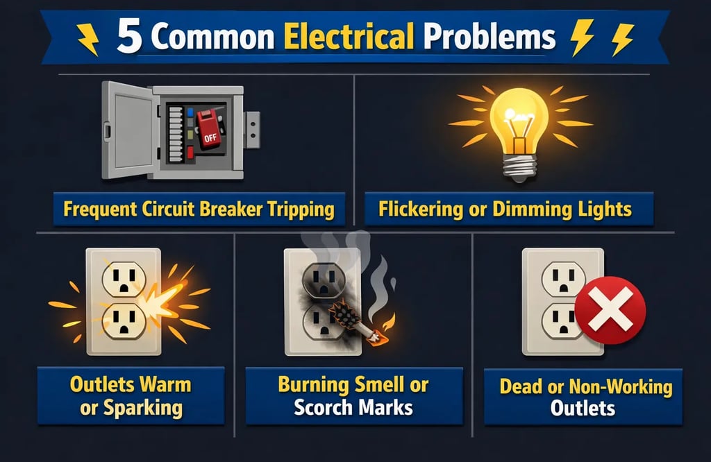 5 Common Electrical Problems Homeowners Face in Nuneaton UK