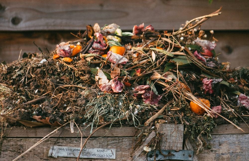 a lot of community compost with pros and cons