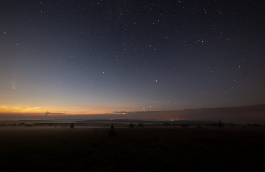 Néowise dans les Fagnes