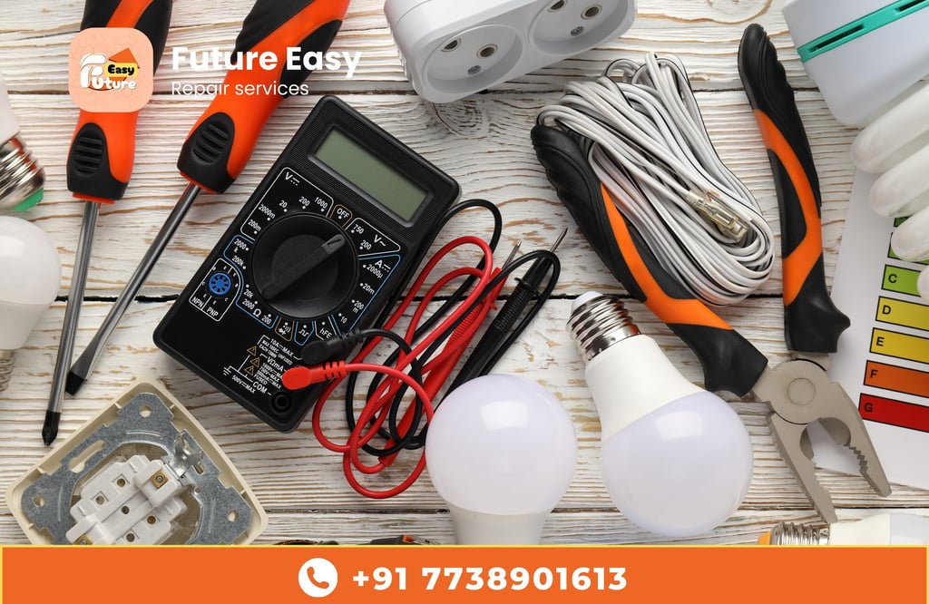 Electrical repair tools.