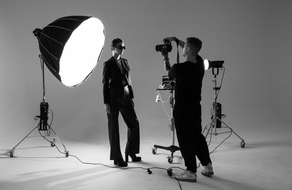 Fotografas Eimantas Paulauskas eimantasPhoto studijoje