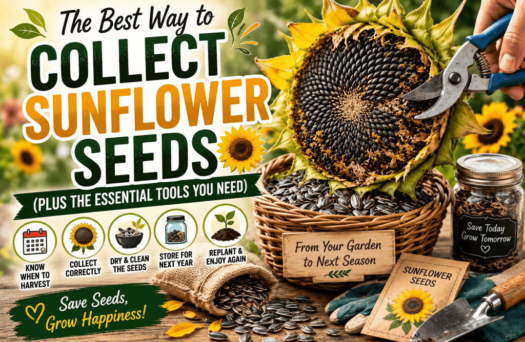 collect sunflower seeds