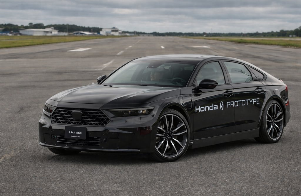 protótipo Honda Série 0 carro elétrico cancelado pela Honda em pista de testes