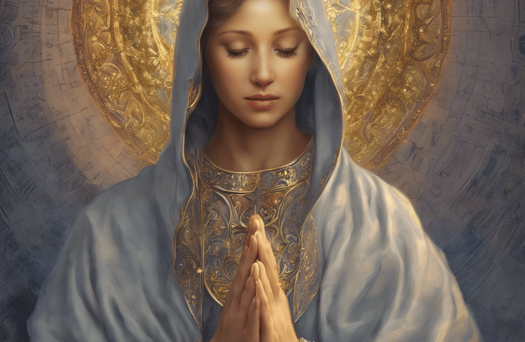 praying woman