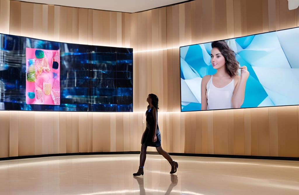 led screen for advertising indoor