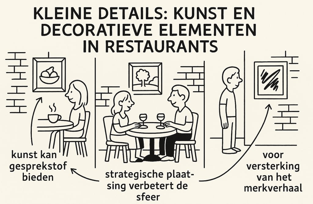 a cartoon drawing of a restaurant with a man and woman