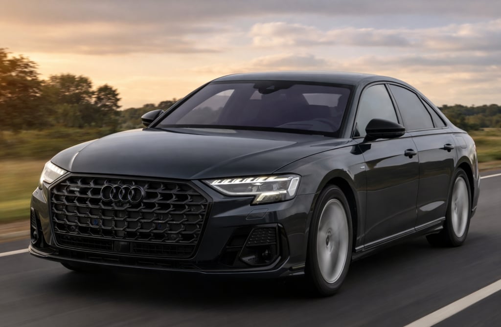 Audi A8 sedã de luxo que foi encerrado após 30 anos de produção