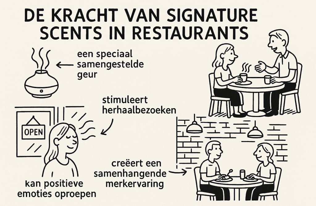 a cartoon drawing of a restaurant with a man and woman