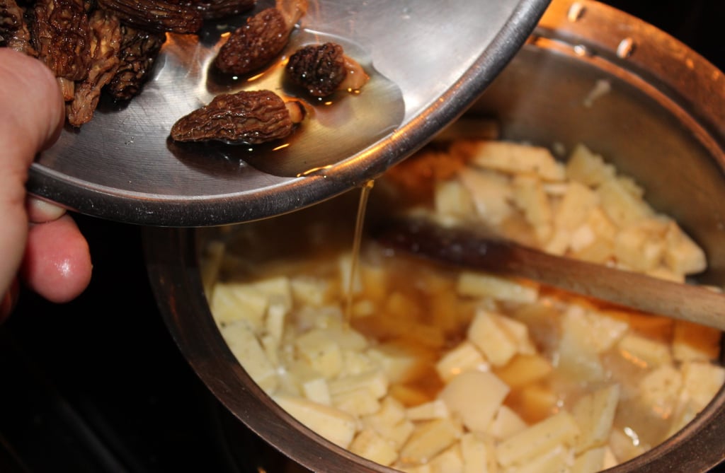 Fondue suisse aux morilles