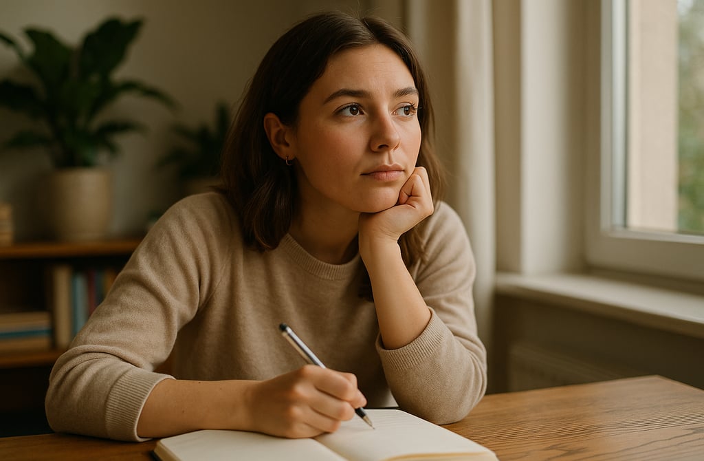 femme qui réfléchit à comment exprimer ses besoins