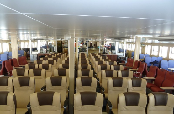 Ferry interior