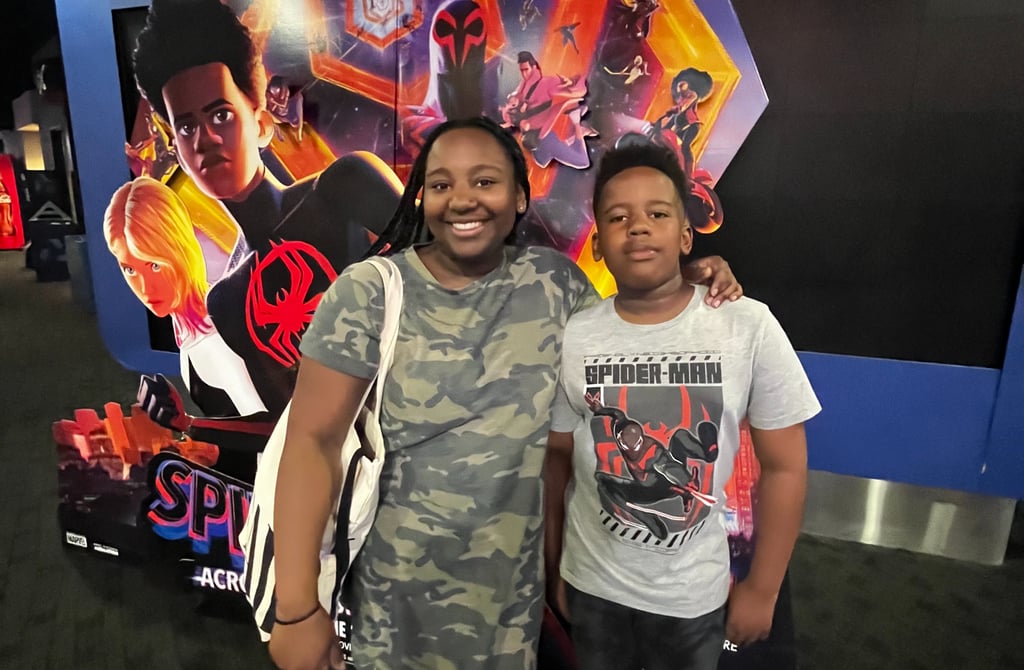 Dash and I at Spider-Verse 