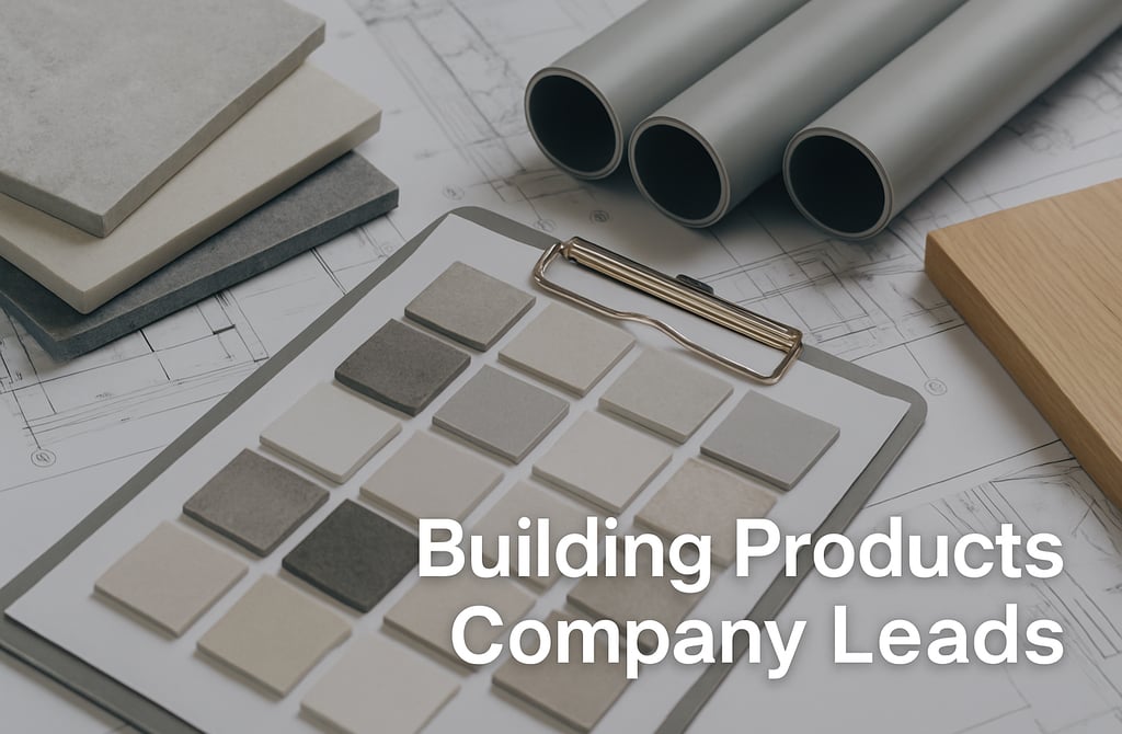 Building Products Company Leads