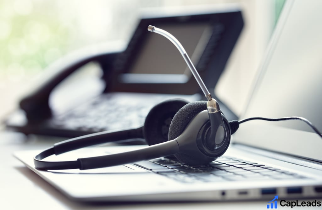 Callcenter headphone and dialer 