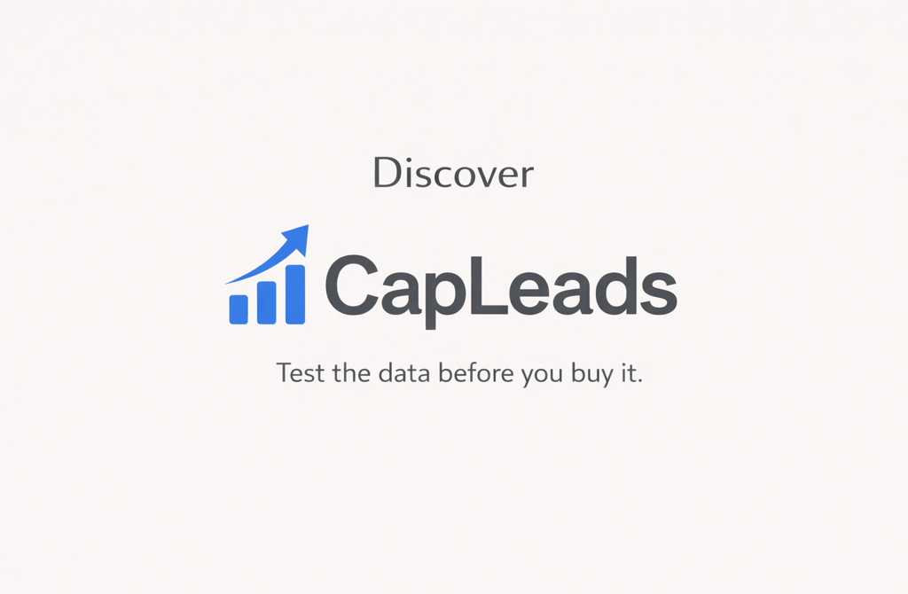 Discover CapLeads brand image introducing Discovery Free