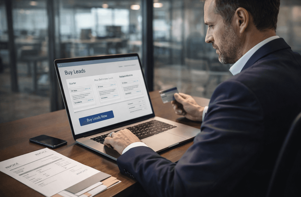 A founder buying a B2B leads online