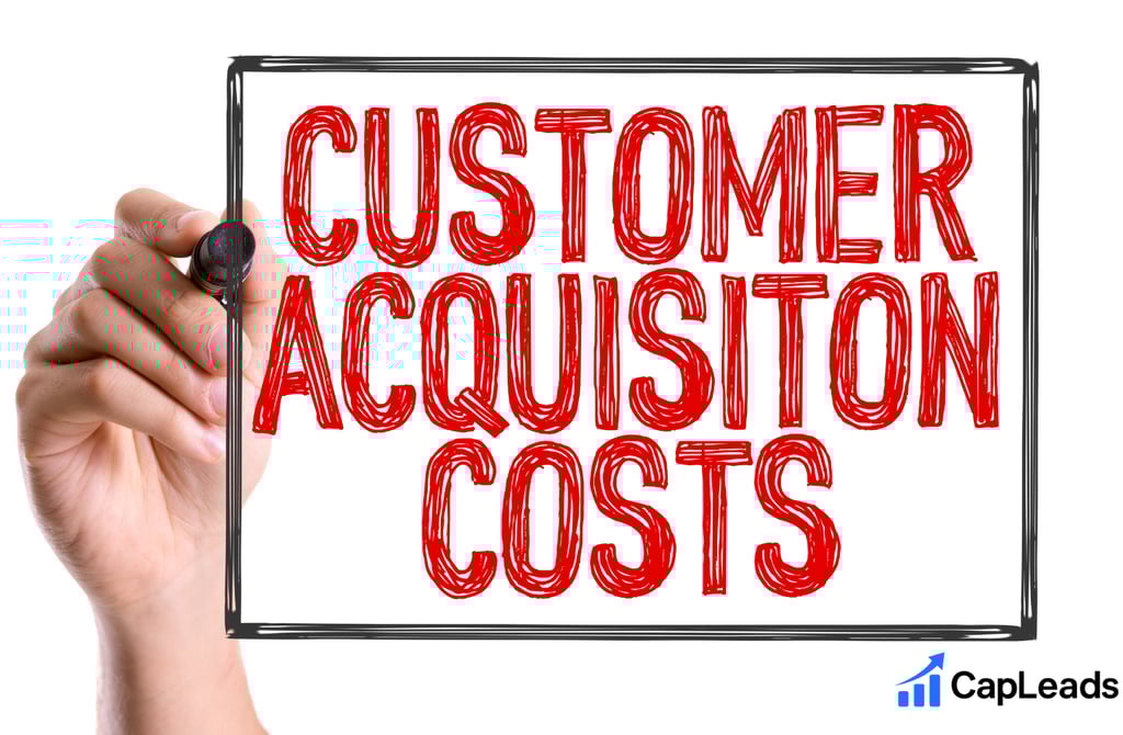 Hand writing customer acquisition costs