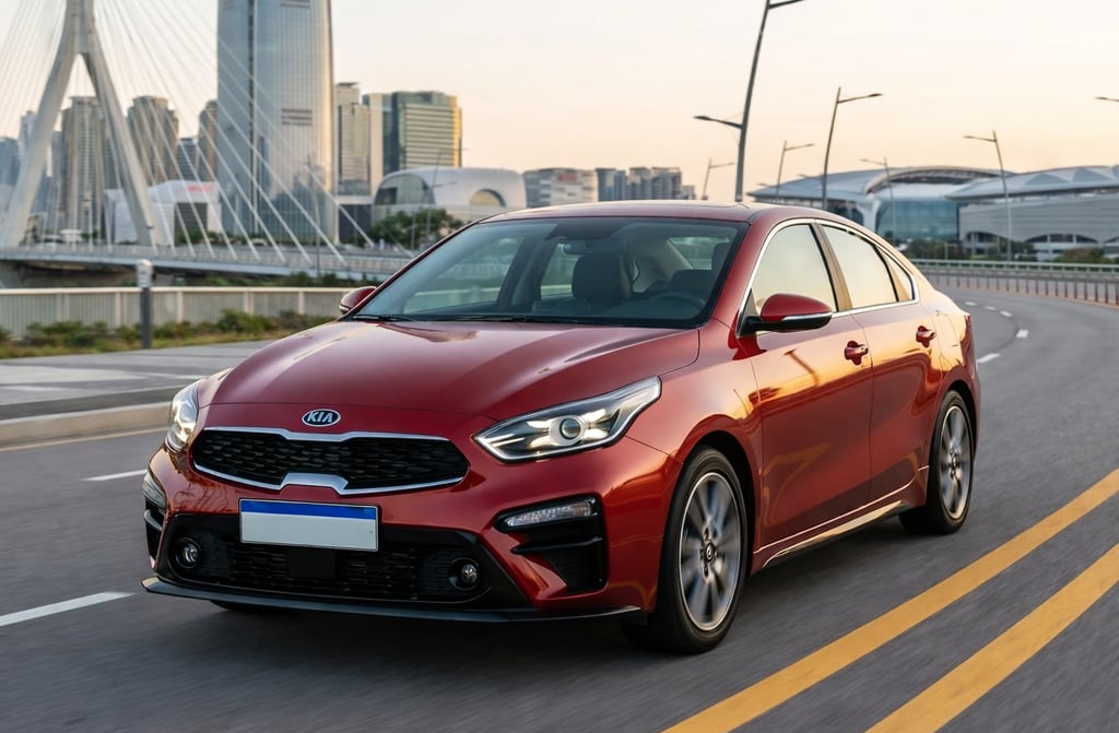 Kia Cerato 2020 com 167 cv sedan automático rodando na cidade