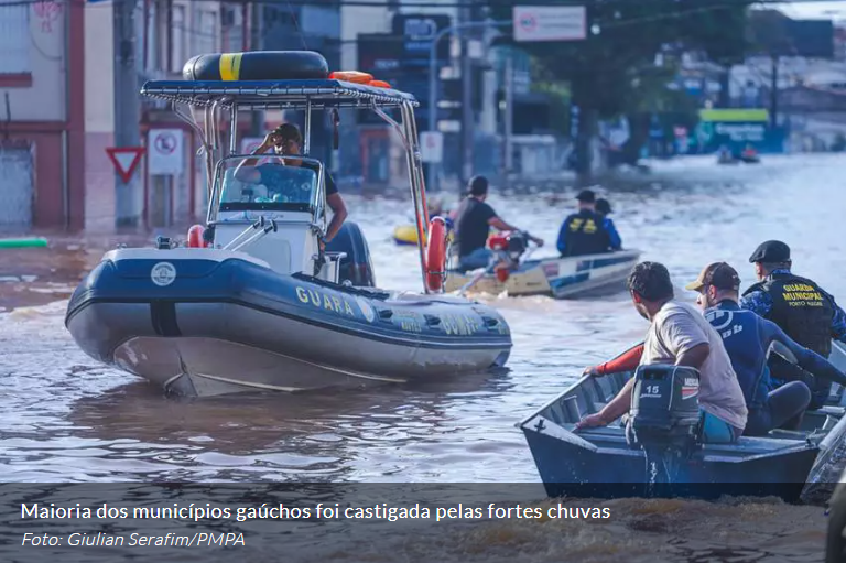 As últimas notícias das chuvas no Rio Grande do Sul