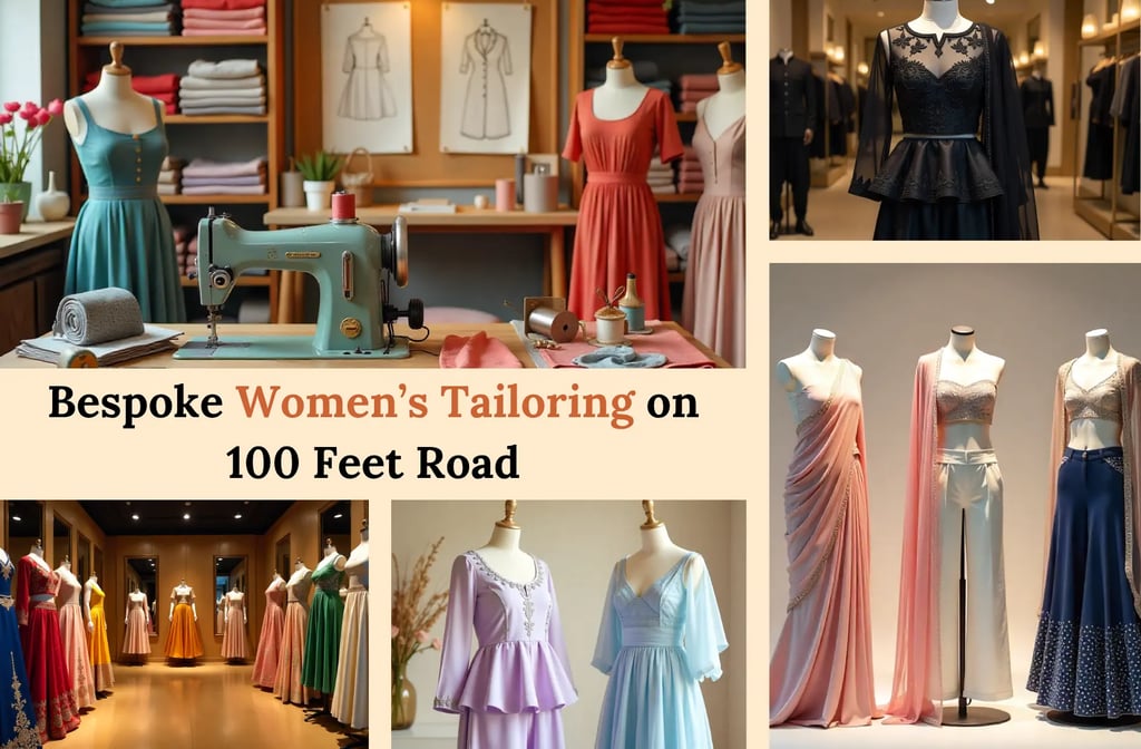 Bespoke Women’s Tailoring on 100 Feet Road