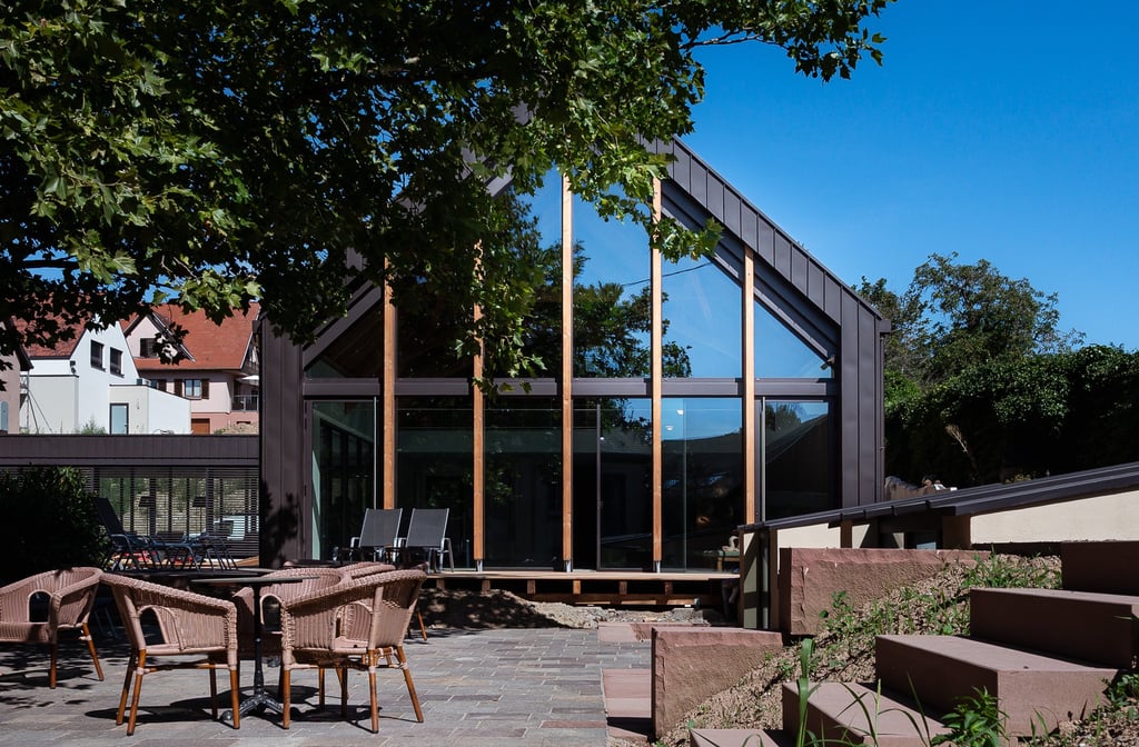 façade de l'espace SPA de l'hôtel L'Ami Fritz à OTTrott