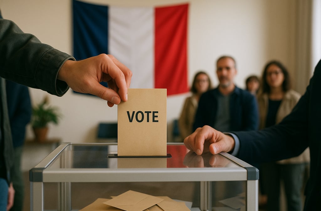 Photo urne de vote - Illustration journée de la démocratie.