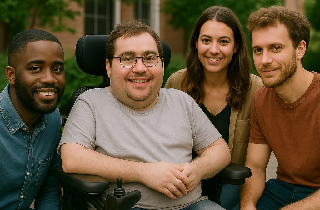 illustration photo journée mondiale de la myopathie de Duchenne