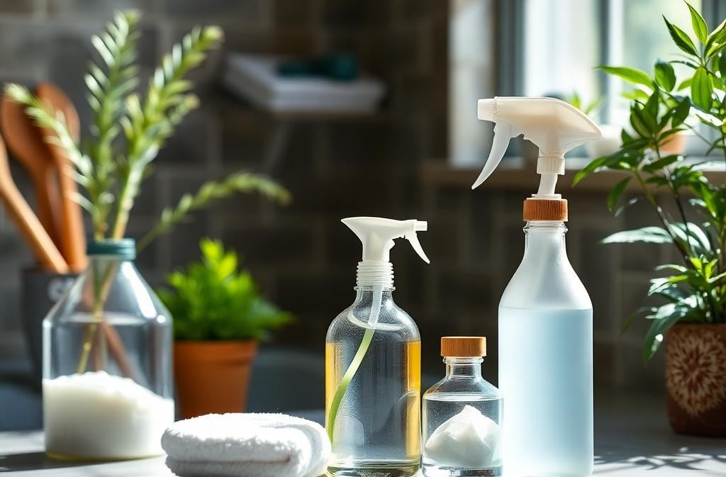 a variety of DIY All-Natural Cleaning Products