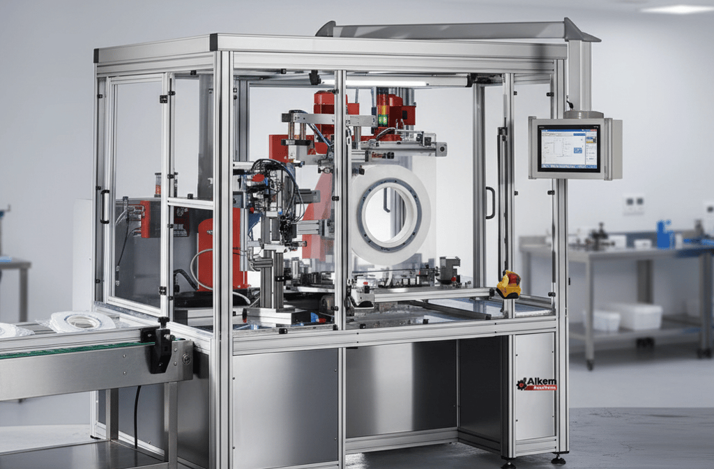 Surgical wound protector manufacturing machine