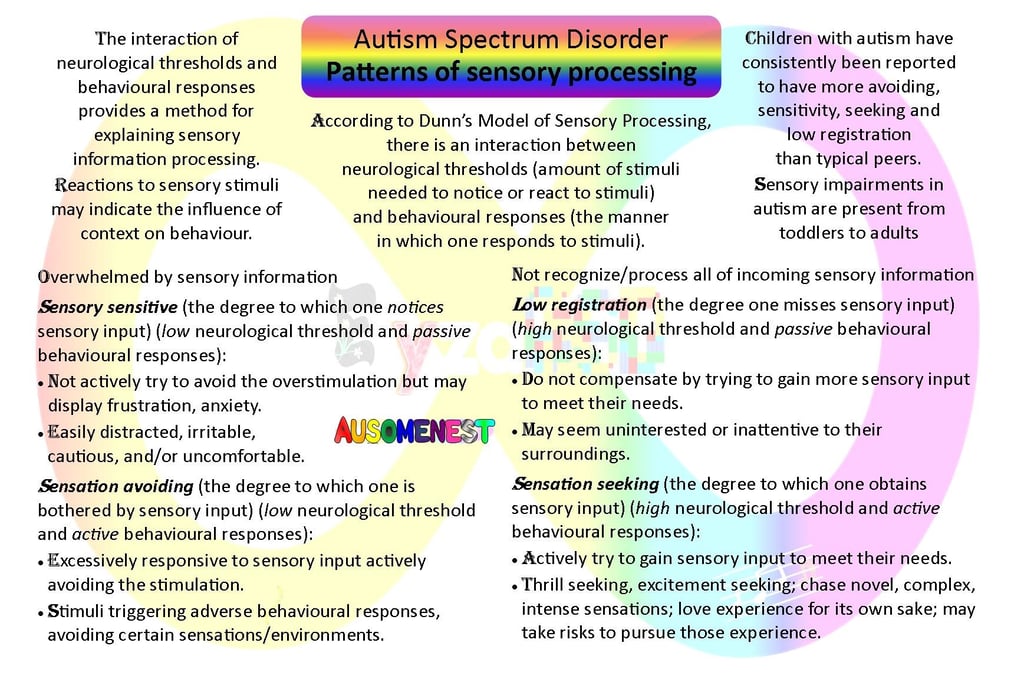 Patterns of sensory processing